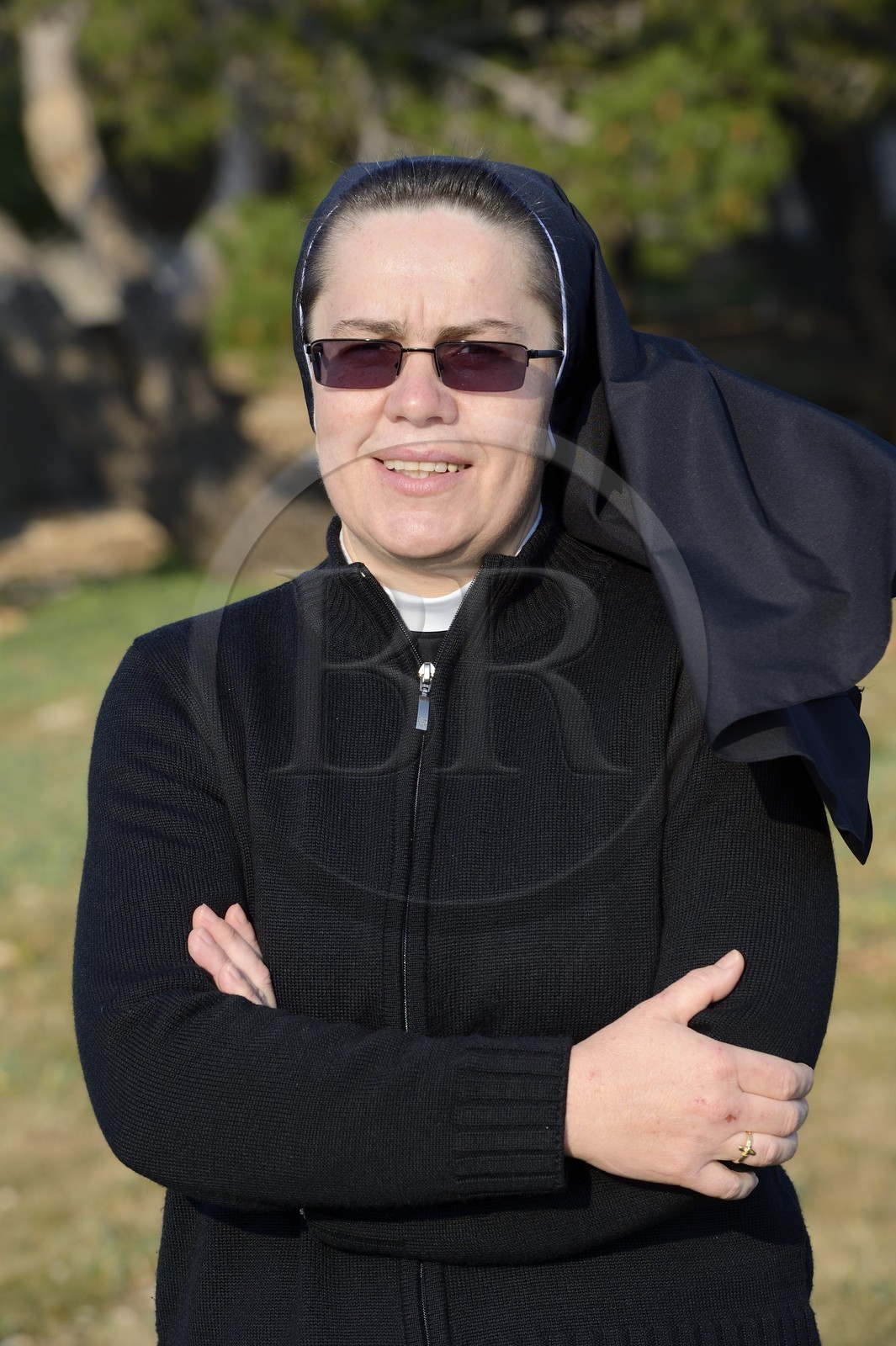 Croatie, Dalmatie, côte dalmate, Ile d’Ugljan, couvent franciscain Saint-Jérôme de la congrégation des Filles de la Miséricorde, sœur Theresija Croatie, Dalmatie, côte dalmate, Ile d’Ugljan, couvent franciscain Saint-Jérôme de la congrégation des Filles de la Miséricorde, sœur Theresija