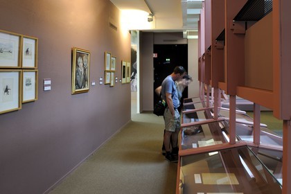 France, Hérault (34), Sète, Musée Paul Valery, Beaux-Arts et traditions sétoises, salle dédiée au poète et académicien Paul Valery