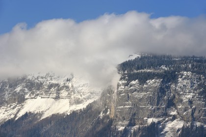 France, Haute Savoie, Araches la Frasse, the Aravis mountain range