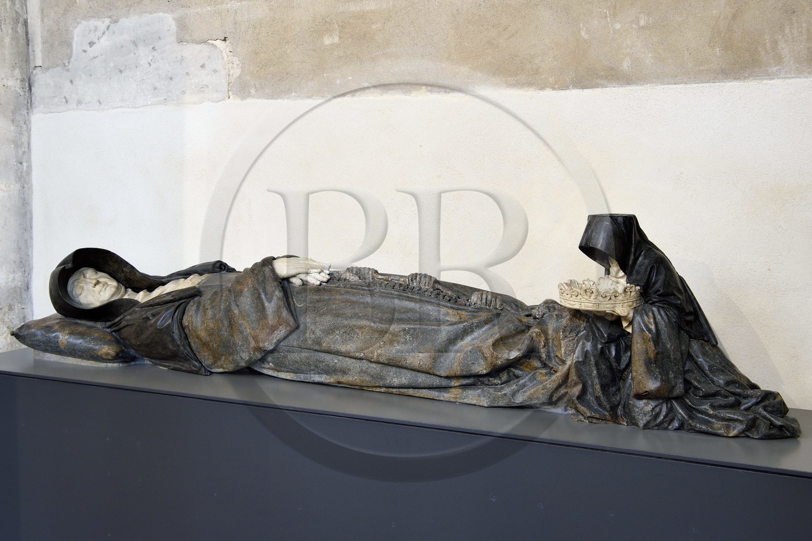France, Meurthe-et-Moselle (54), Nancy, le Palais Ducal (Palais des Ducs de Lorraine) et musée lorrain, église des Cordeliers, gisant de la Duchesse Philippe de Gueldre par le sculpteur Ligier Richier (XVIème siècle)