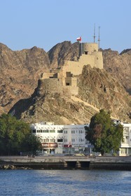Sultanate of Oman, Muscat, old Muscat, Mutrah Fort and the waterfront