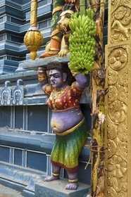 Sri Lanka, Province du Centre, Matale, temple hindou Sri Muthumariamman