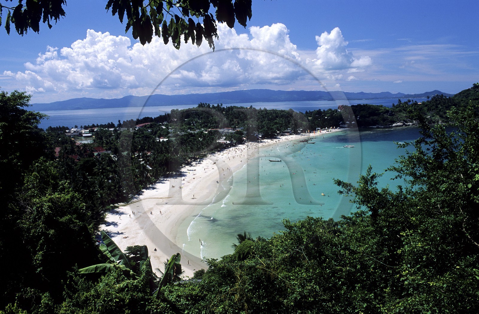 Thaïlande, Archipel îles Samui, île de Koh Pha-Ngan, la presqu'île de Had Rin