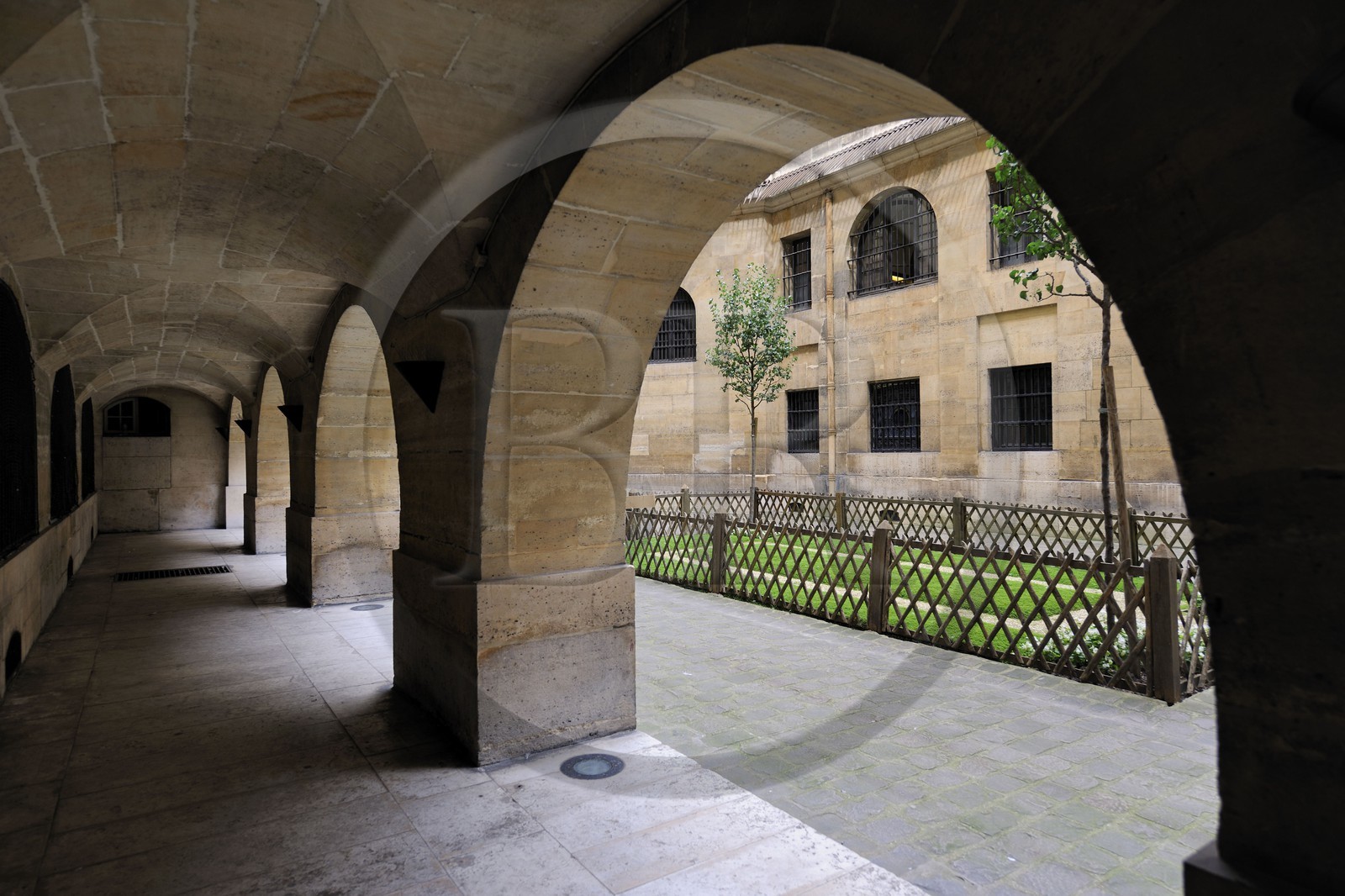 France, Paris (75), Ile de la Cité, la Conciergerie dans le Palais de Justice, la cour des femmes
