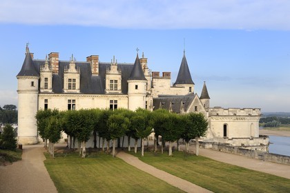 France, Indre et Loire, Amboise, Loire Valley listed as World Heritage by UNESCO, Chateau d'Amboise, the dwelling of the King