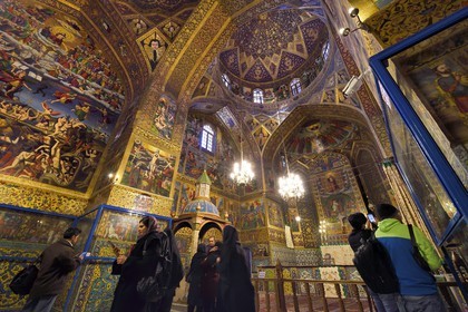 Iran, Isfahan Province, Isfahan, New Julfa Armenian district (Nor Djoura), Holy Savior Cathedral also known as Vank Cathedral, church of St. Joseph of Arimathea