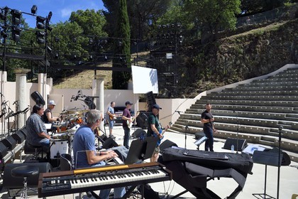 France, Var, Presqu'ile de Saint-Tropez, Ramatuelle, green theater,