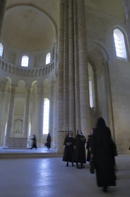France, Maine et Loire (49), Vallée de la Loire classée Patrimoine Mondial de l' UNESCO, Fontevraud-l'Abbaye, abbaye de Fontevraud, l'église abbatiale
