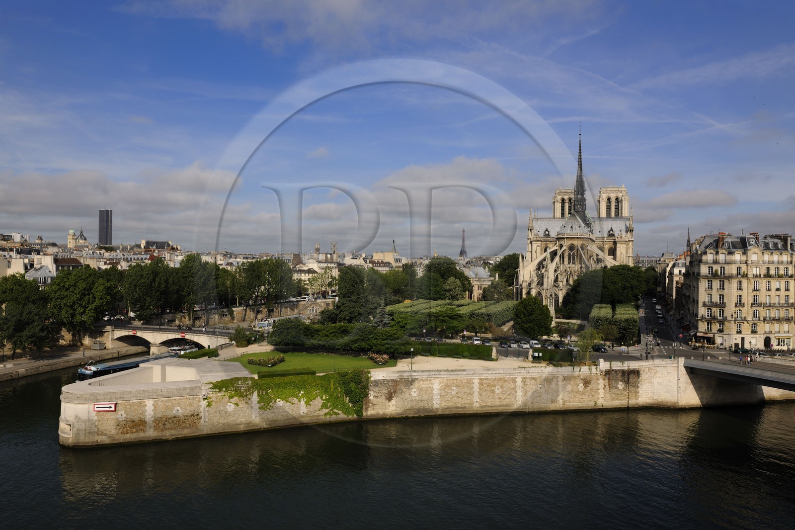 France, Paris (75), les rives de la Seine classées Patrimoine Mondial de l'UNESCO, île de la Cité, la cathédrale Notre-Dame