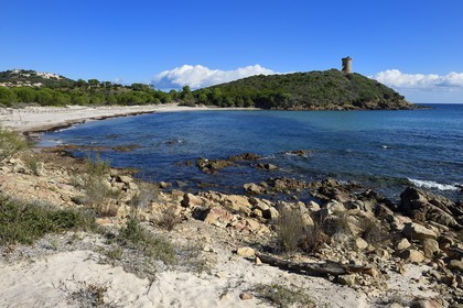 France, Corse du Sud, Zonza, Fautea genoese tower