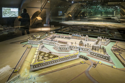 France, Paris (75), Hotel des Invalides, Musée de l'Armée, Musée des Plans-Reliefs, Château Trompette (aujourd'hui rasé), Bordeaux, réalisé en 1705 au 1 200