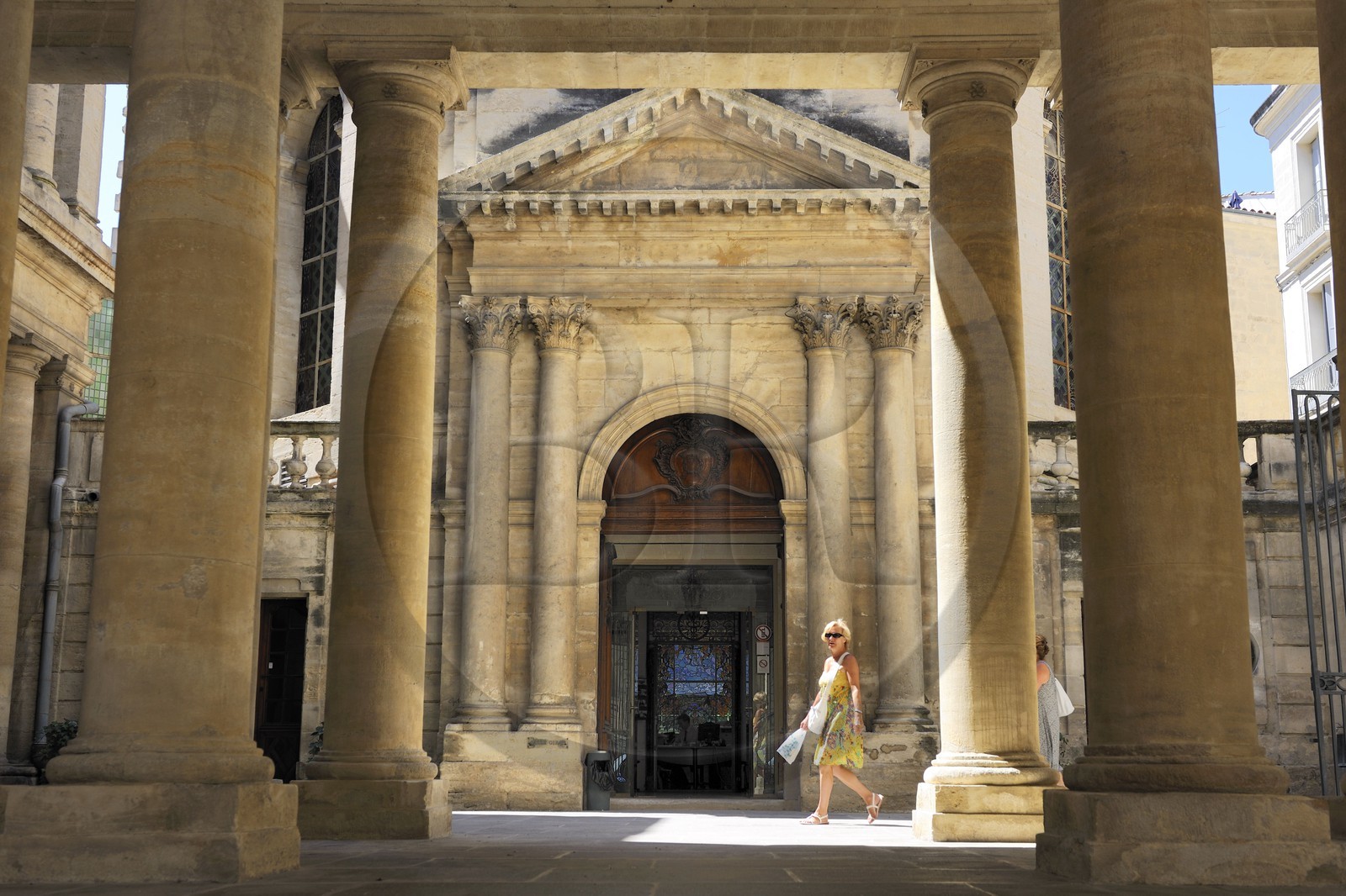 France, Hérault (34), Montpellier, centre historique, l'Ecusson, hôtel Saint-Côme aujourd'hui la Chambre de Commerce et d'Industrie abrite l'amphitéâtre Saint-Côme qui est la première salle d'anatomie de la faculté de médecine