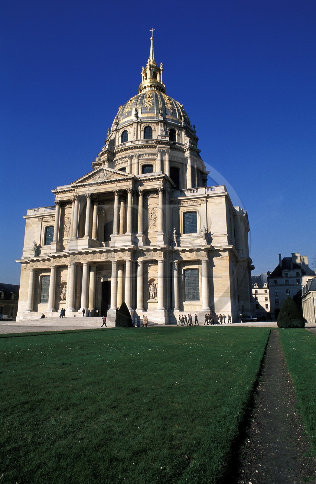 France, Paris (75), l' hôtel des Invalides, l' église du dôme (place Vauban) où repose le tombeau de Napoléon