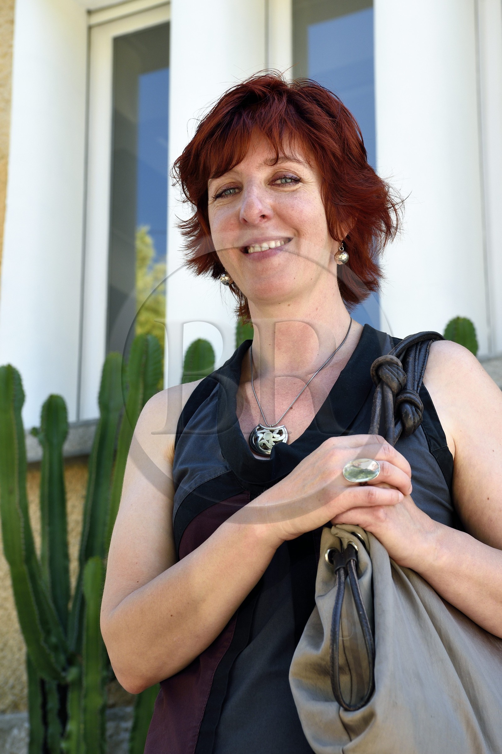 France, Alpes-Maritimes (06), Nice, Roberte Dallo, auteur et présidente de l'association Gloria Mansion