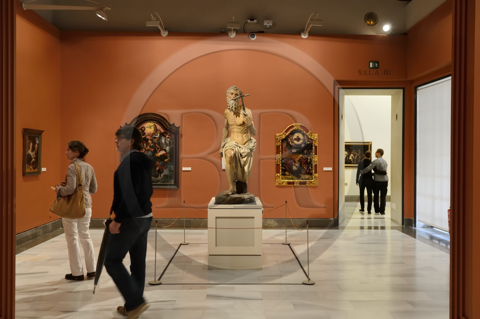 Espagne, Andalousie, Séville, Musée des beaux-arts, San Girolamo penitente (1525) de l'artiste Pietro Torrigiano Espagne, Andalousie, Séville, Musée des beaux-arts, San Girolamo penitente (1525) de l'artiste Pietro Torrigiano