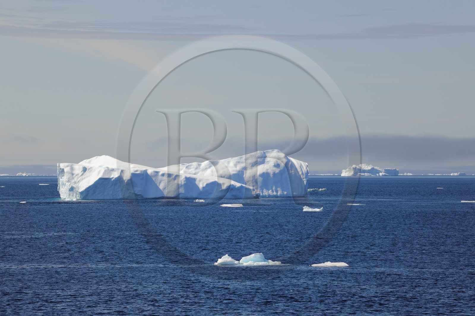 Groenland, région méridionale vers Nanortalik, icebergs