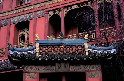 France, Paris (75), rue de Courcelles, la pagode Loo de style chinois