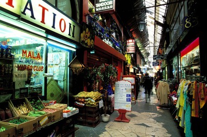 France, Paris (75), quartier indien surnommé la Little India de Paris, Passage Brady