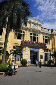 Vietnam, Haiphong, the colonial style train station