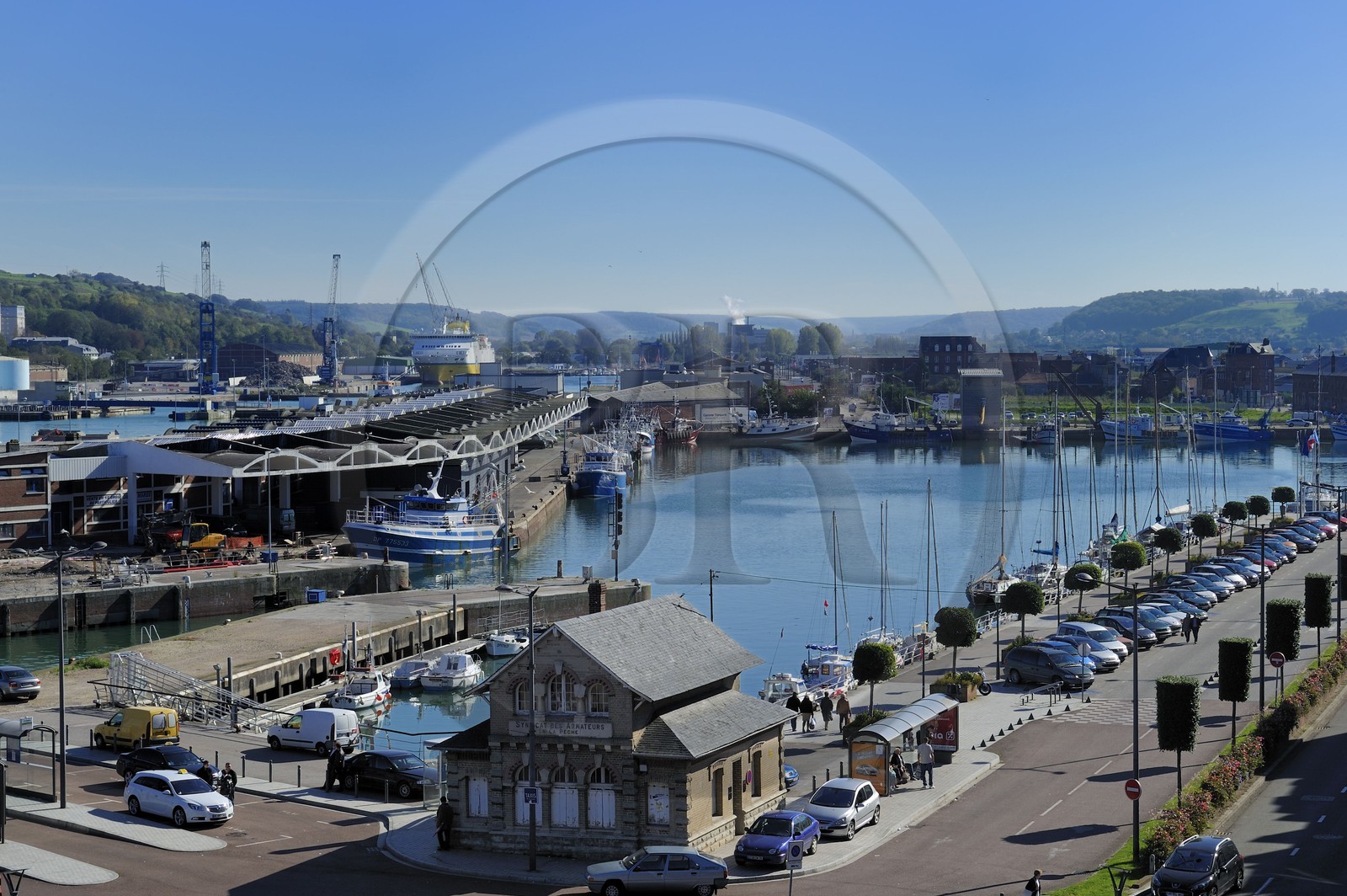 France, Seine-Maritime, Dieppe, the fishing harbour France, Seine-Maritime, Dieppe, the fishing harbour