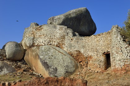 Zimbabwe, Masvingo province, the ruins of the archaeological site of Great Zimbabwe, UNESCO World Heritage List, 10th-15th century, the Eastern Enclosure in the Hill Complex