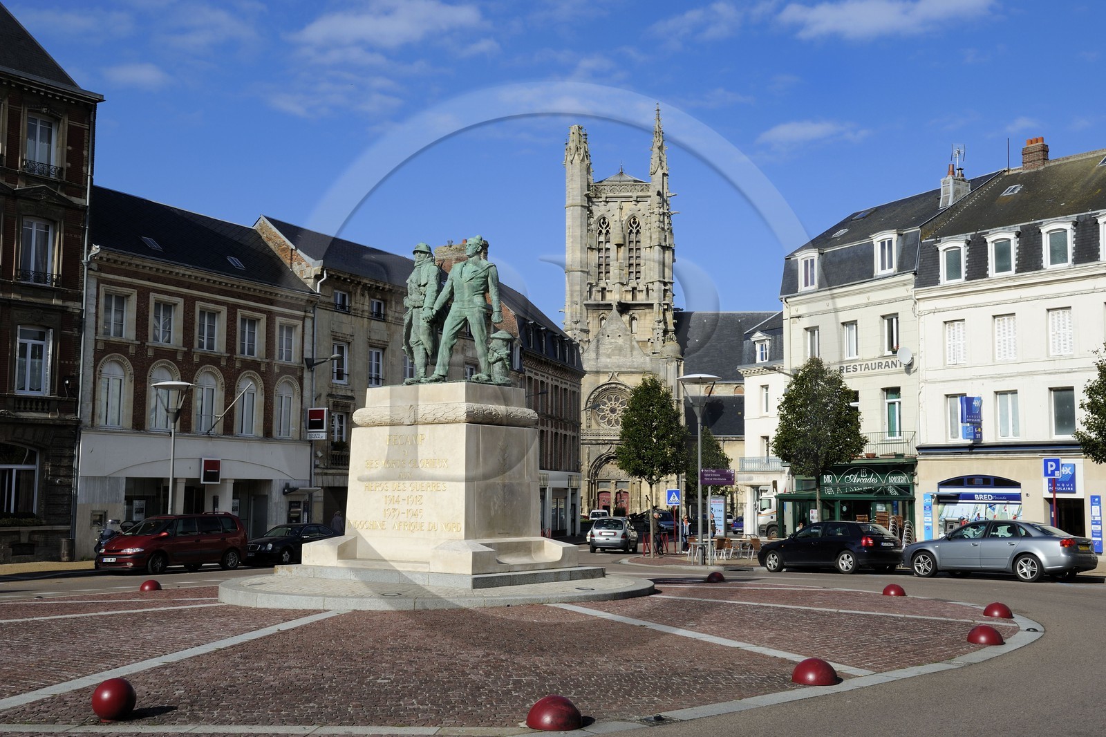 France, Seine-Maritime (76), Pays de Caux, Côte d'Albâtre, Fécamp, l'église Saint-Etienne