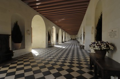 France, Indre et Loire, Chateau de Chenonceau, the Gallery