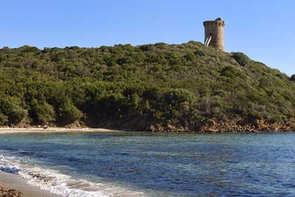 France, Corse du Sud, Zonza, Fautea genoese tower