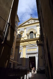 France, Alpes-Maritimes (06), Nice, quartier du Vieux Nice, L'église Saint-Jacques-le-Majeur dite aussi église du Gesù