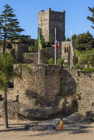 France, Alpes-Maritimes, Mandelieu La Napoule, castle of La Napoule (12th-19th century) largely rebuilt at the start of the 20th century by the American couple Henry and Marie Clews, it now houses the Clews Center for the Arts
