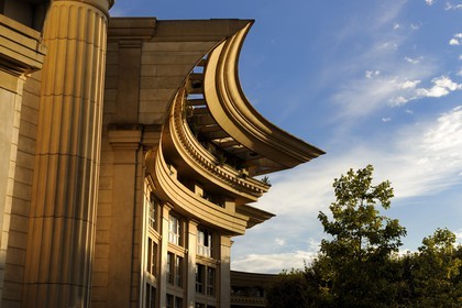France, Hérault (34), Montpellier, quartier Antigone de l'architecte Ricardo Bofill, place du Nombre d'Or
