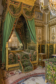 France, Seine-et-Marne, Fontainebleau, castle of Fontainebleau listed as World Heritage by UNESCO, the emperor's room