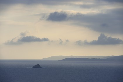 France, Var (83), Iles d'Hyères, parc national de Port Cros, Ile de Port Cros vu depuis le phare de Porquerolles