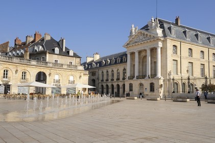 France, Côte d'Or (21), Dijon, la place de la Libération et le Palais des Ducs