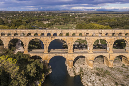 France, Gard (30),  (vue aérienne)