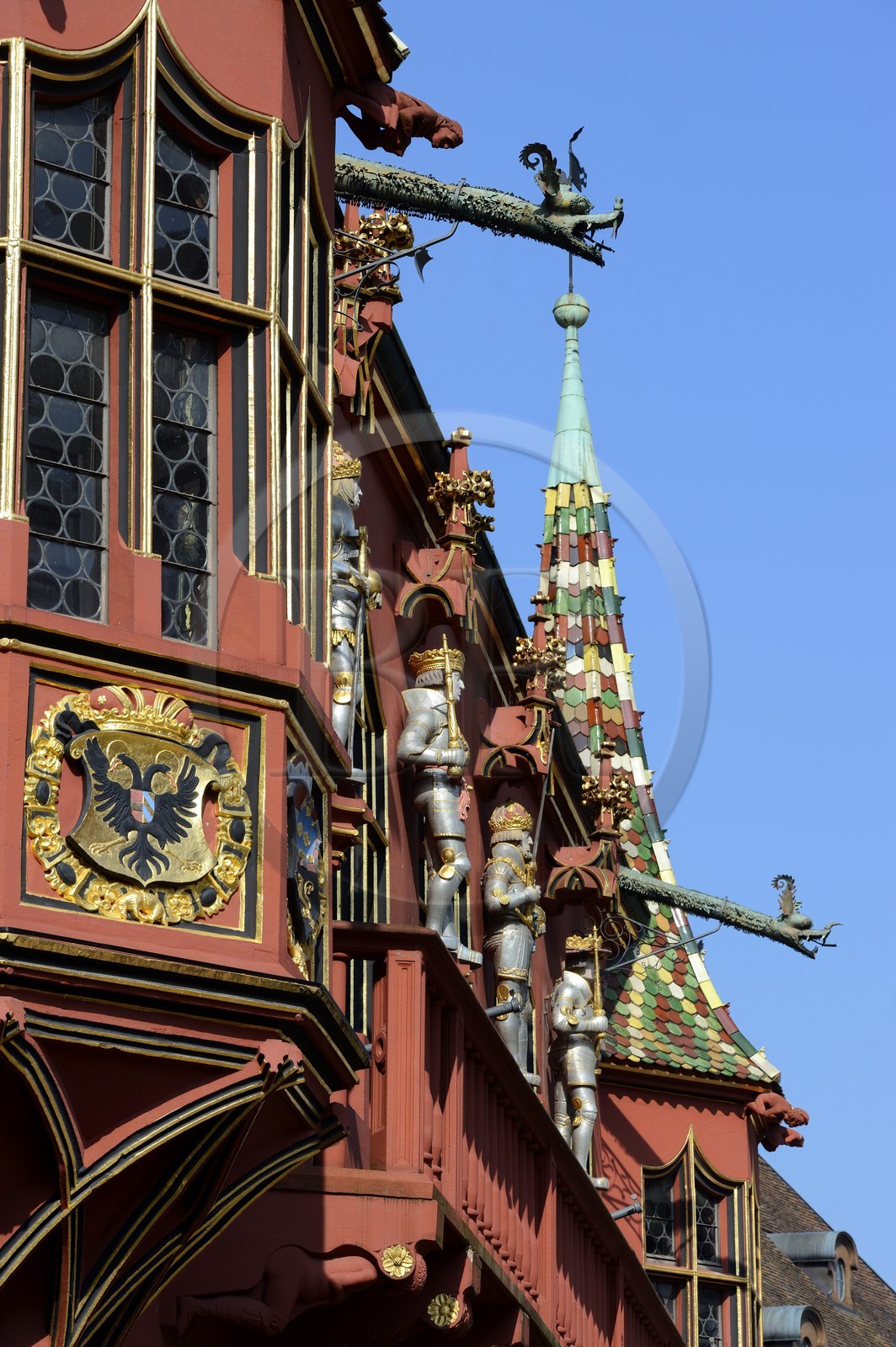 Allemagne, Bade-Wurtemberg, Fribourg en Brisgau, la Maison historique des marchands du début du XVIème siècle sur la Munsterplatz