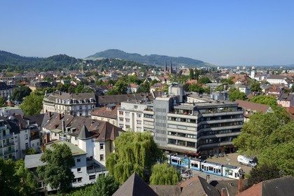 Germany, Baden-Wurttemberg, Freiburg im Breisgau, seen from the Schlossberg