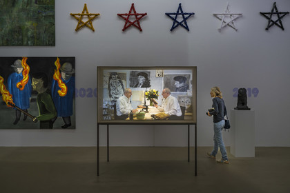 Switzerland, Basel, the Kunstmuseum Basel Gegenwart (contemporary art museum), exhibition Heute Nacht getraumt (dreamed this night) proposed by the artist Ruth Buchanan