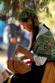 France, Var (83), la Provence Verte, Bras, la Bravade, procession de Saint-Etienne en costumes provençaux traditionnels