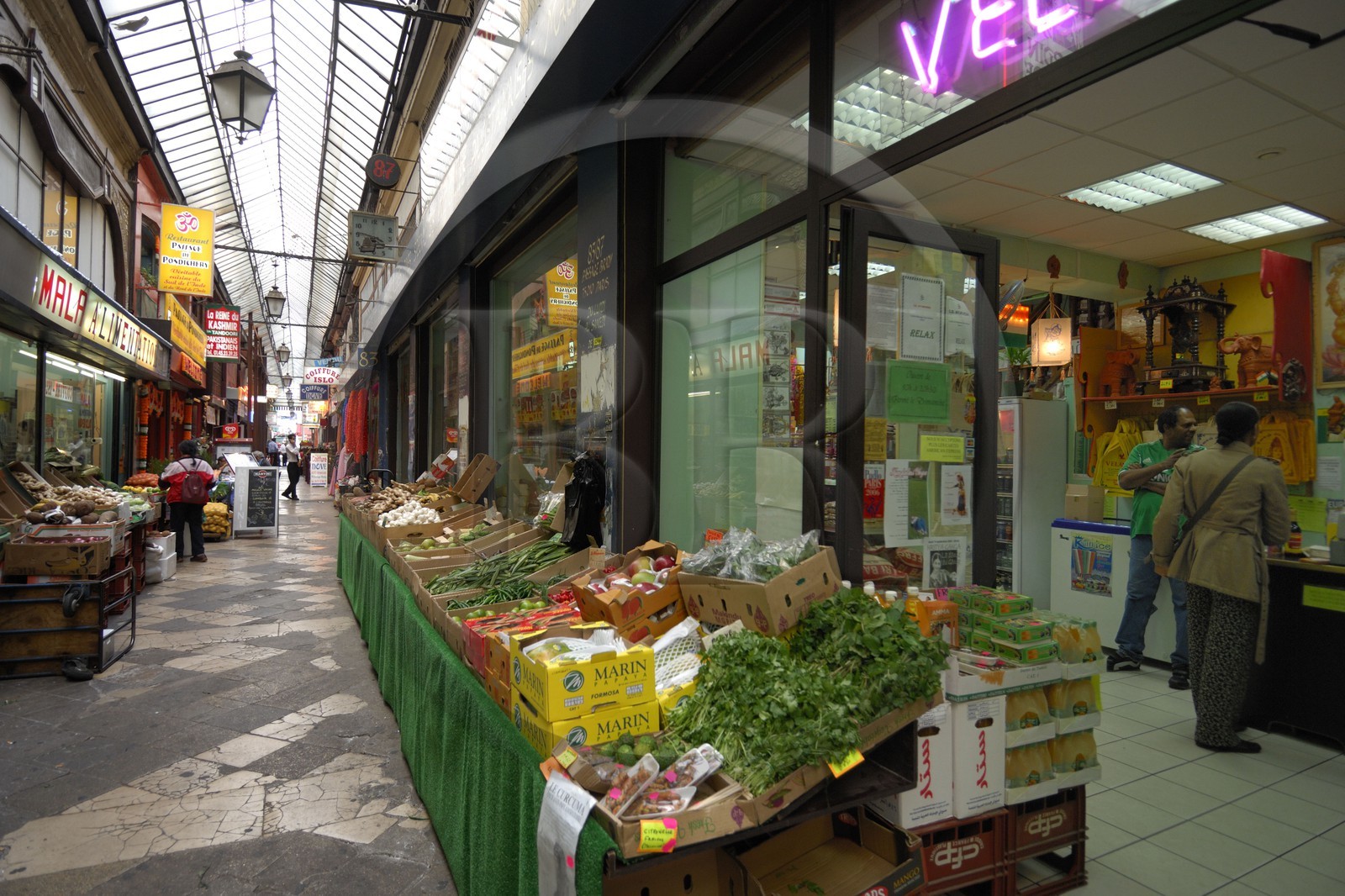 France, Paris (75), le passage Brady et son athmosphere indienne