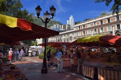 Principauté de Monaco, Monaco, place d'Armes, Marché de la Condamine
