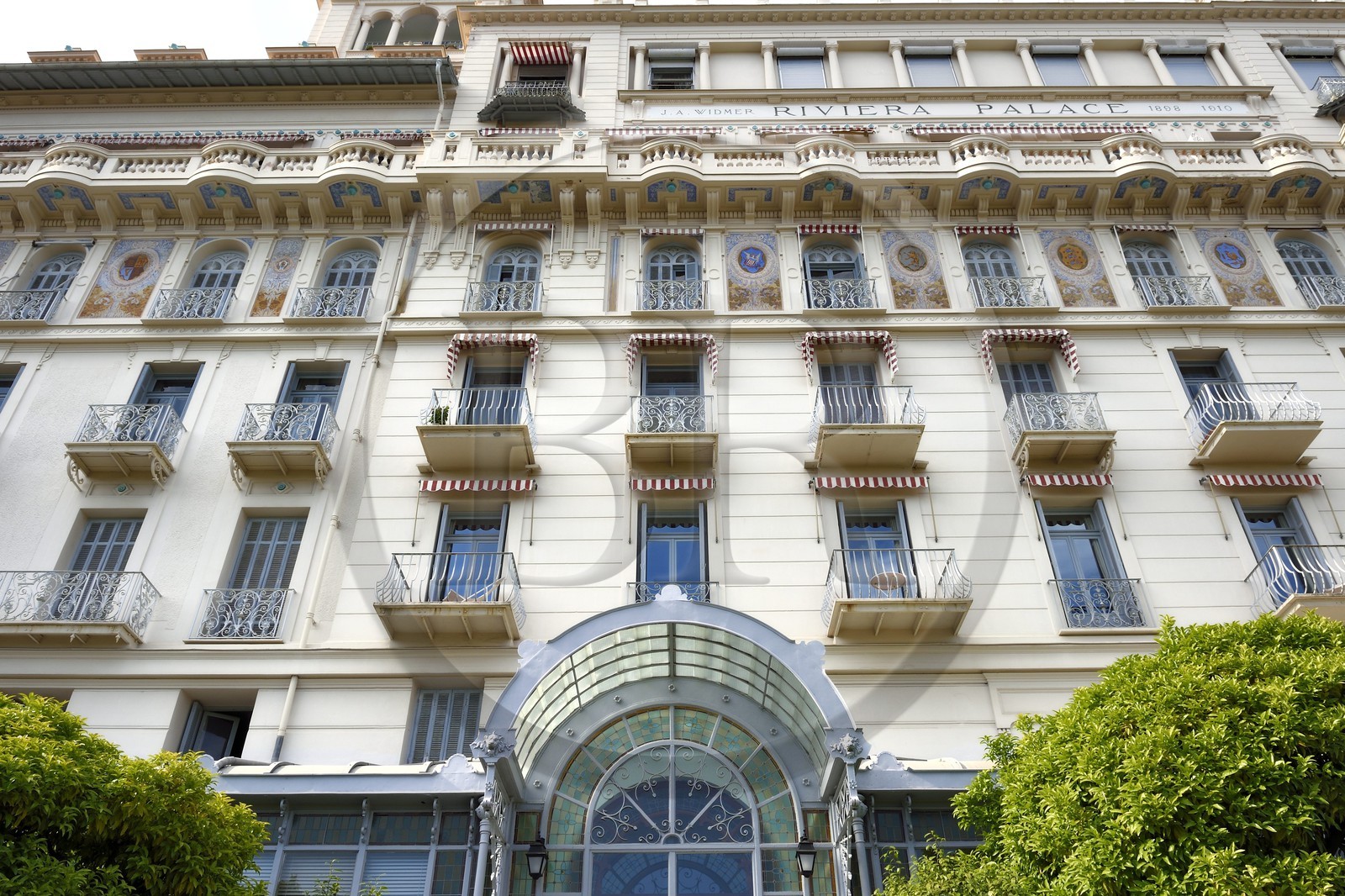 France, Alpes-Maritimes (06), Menton, l'ancien Winter Palace (1907) transformé en appartements privés