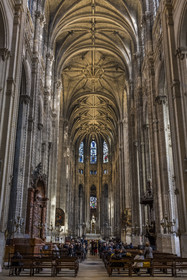 France, Paris (75), Les Halles district, the Saint-Eustache church,