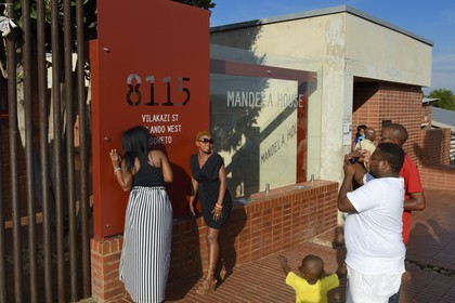 South Africa, Gauteng Province, Johannesburg, Soweto, the Orlando area in the township, Mandela House is the former first historic family home of Nelson Mandela where he lived between 1946 and 1962