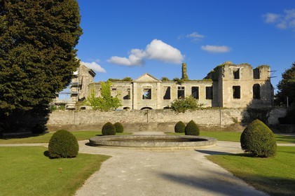 France, Manche, Cherbourg, former Abbaye du Vœu (Abbey of the Vow) ruins