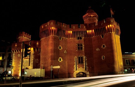 France, Pyrenees Orientales, Perpignan, Castillet