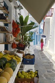Greece, Cyclades islands, Mykonos island, Chora (Mykonos town), in the streets of the old town
