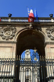 France, Rhone, Lyon, historical site listed as World Heritage by UNESCO, the City Hall place des Terreaux