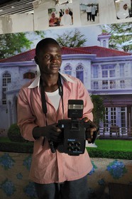 Tanzania, Morogoro district, Uluguru mountains, Mickael  the photographer from the village of Matombo