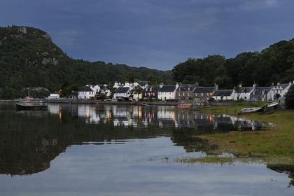 Royaume-Uni, Ecosse, Highland, Loch Carron, le village de Plockton